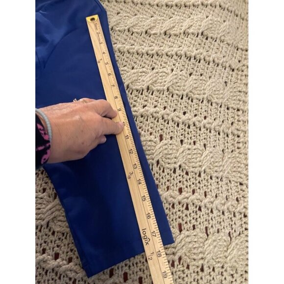 Susan Graver Essentials 1X Blue‎ 3/4 Sleeve Top - Picture 11 of 12